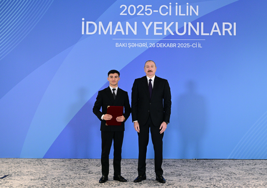 President Ilham Aliyev attends ceremony dedicated to 2025 sports results (PHOTO/VIDEO)