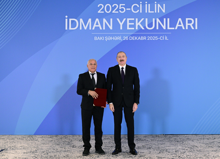 President Ilham Aliyev attends ceremony dedicated to 2025 sports results (PHOTO/VIDEO)