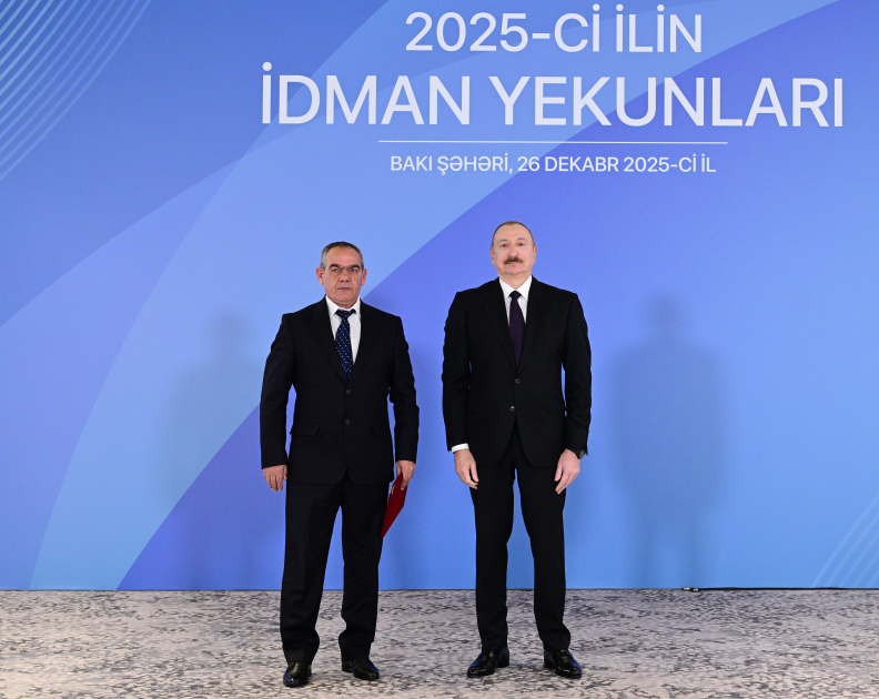President Ilham Aliyev attends ceremony dedicated to 2025 sports results (PHOTO/VIDEO)
