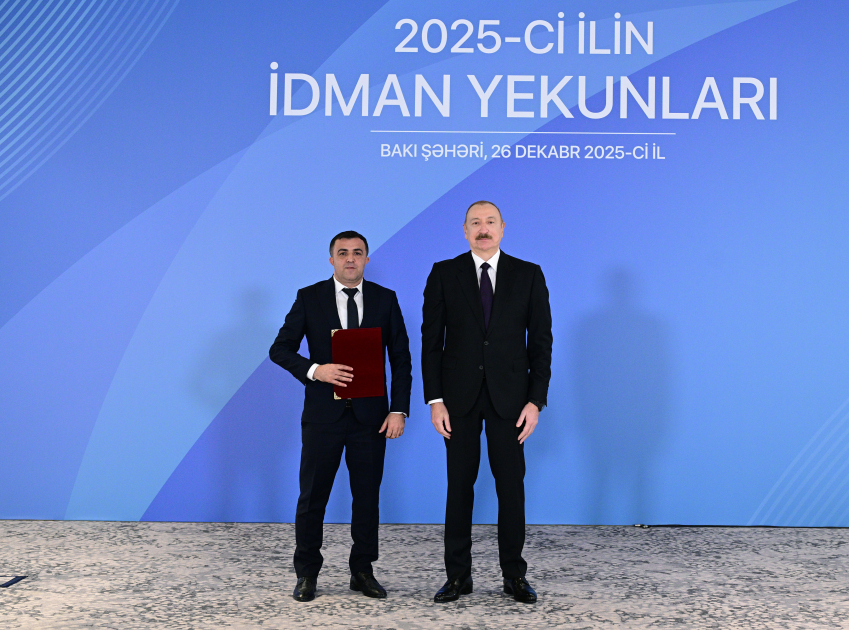 President Ilham Aliyev attends ceremony dedicated to 2025 sports results (PHOTO/VIDEO)