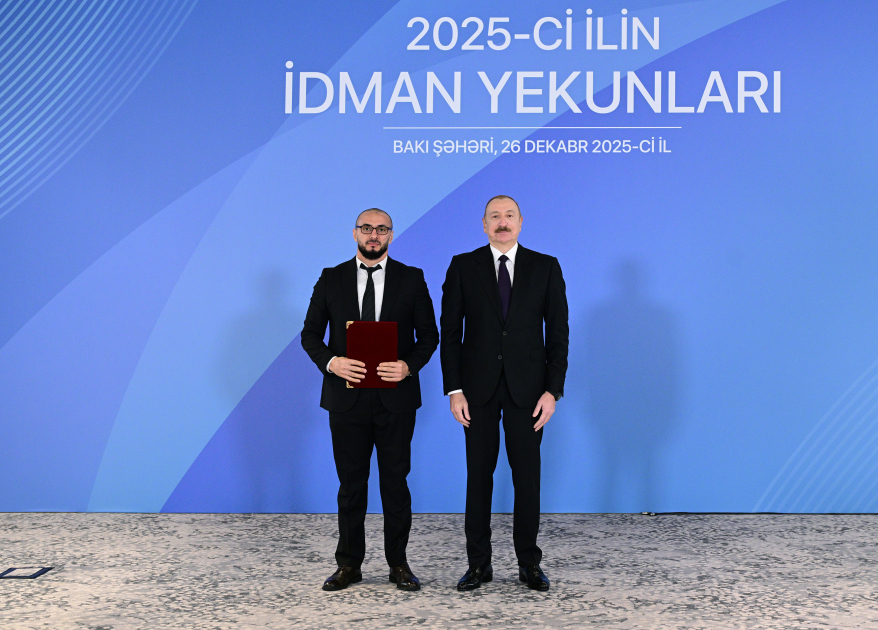 President Ilham Aliyev attends ceremony dedicated to 2025 sports results (PHOTO/VIDEO)