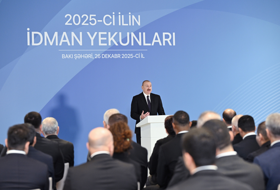 President Ilham Aliyev attends ceremony dedicated to 2025 sports results (PHOTO/VIDEO)