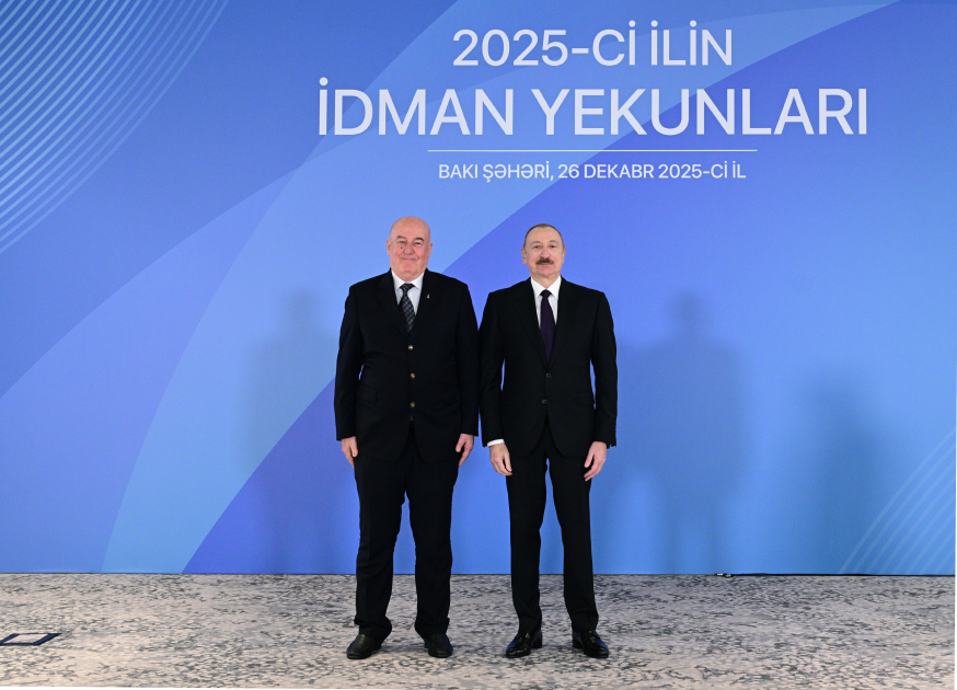 President Ilham Aliyev attends ceremony dedicated to 2025 sports results (PHOTO/VIDEO)