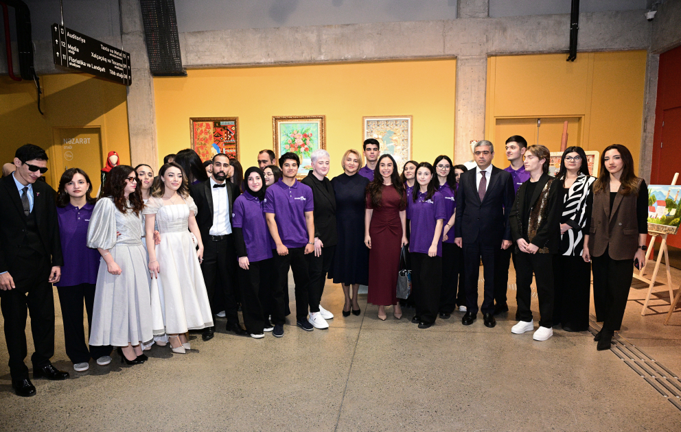 Heydar Aliyev Foundation VP Leyla Aliyeva and Alena Aliyeva visit DOST Center for Inclusive Development and Creativity (PHOTO)