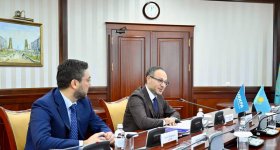 TURKPA Secretary General meets with Kazakh Mazhilis Chairman