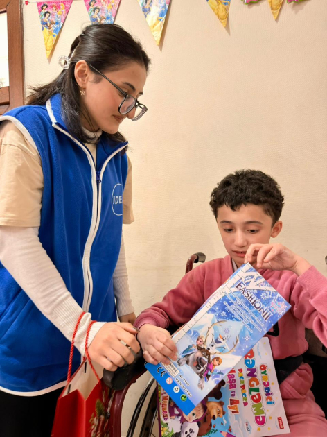 Heydar Aliyev Foundation VP Leyla Aliyeva organizes New Year celebrations for children at Mingachevir Children's Neurological Sanatorium (PHOTO)