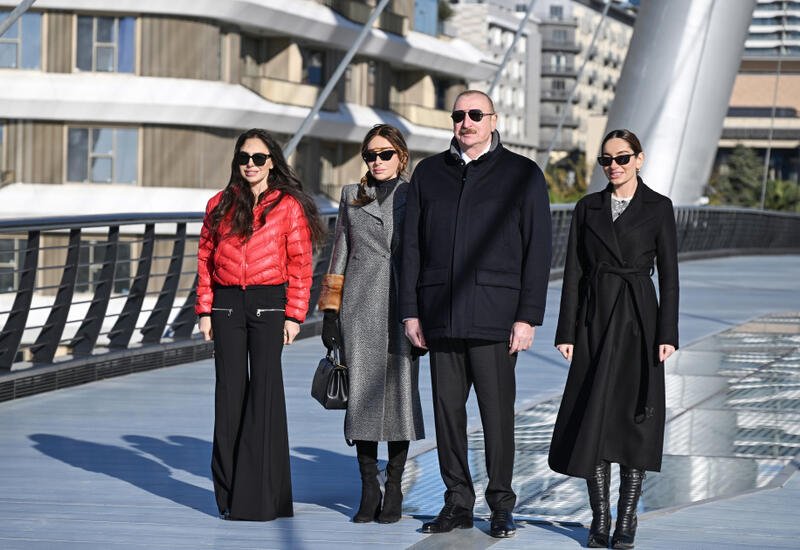 Footage of President Ilham Aliyev's visit to Baku White City posted on his social media (VIDEO)