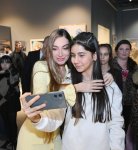 Head of Baku Media Center Arzu Aliyeva and Alena Aliyeva attend “10 Years Lived in Colors” exhibition (PHOTO)