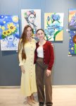 Head of Baku Media Center Arzu Aliyeva and Alena Aliyeva attend “10 Years Lived in Colors” exhibition (PHOTO)