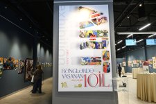 Head of Baku Media Center Arzu Aliyeva and Alena Aliyeva attend “10 Years Lived in Colors” exhibition (PHOTO)