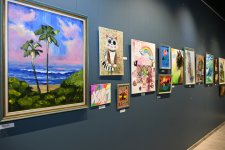 Head of Baku Media Center Arzu Aliyeva and Alena Aliyeva attend “10 Years Lived in Colors” exhibition (PHOTO)