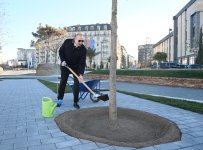 President Ilham Aliyev, First Lady Mehriban Aliyeva visit Baku White City (PHOTO/VIDEO)