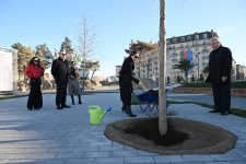President Ilham Aliyev, First Lady Mehriban Aliyeva visit Baku White City (PHOTO/VIDEO)