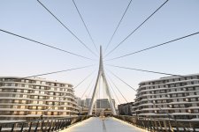 President Ilham Aliyev, First Lady Mehriban Aliyeva visit Baku White City (PHOTO)