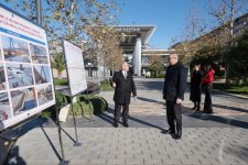 President Ilham Aliyev, First Lady Mehriban Aliyeva visit Baku White City (PHOTO/VIDEO)