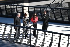 President Ilham Aliyev, First Lady Mehriban Aliyeva visit Baku White City (PHOTO/VIDEO)