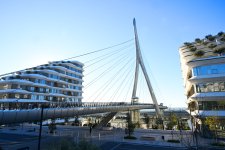 President Ilham Aliyev, First Lady Mehriban Aliyeva visit Baku White City (PHOTO/VIDEO)