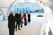 President Ilham Aliyev, First Lady Mehriban Aliyeva visit Baku White City (PHOTO/VIDEO)