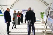 President Ilham Aliyev, First Lady Mehriban Aliyeva visit Baku White City (PHOTO/VIDEO)
