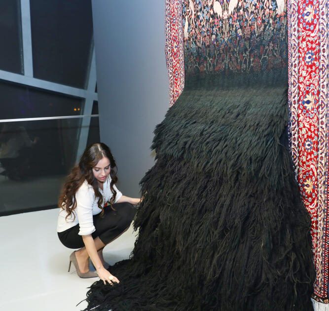 Vice-President of Heydar Aliyev Foundation Leyla Aliyeva visits Azerbaijan National Carpet Museum (PHOTO)