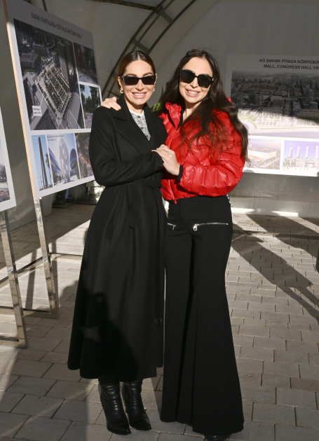 President Ilham Aliyev, First Lady Mehriban Aliyeva visit Baku White City (PHOTO/VIDEO)