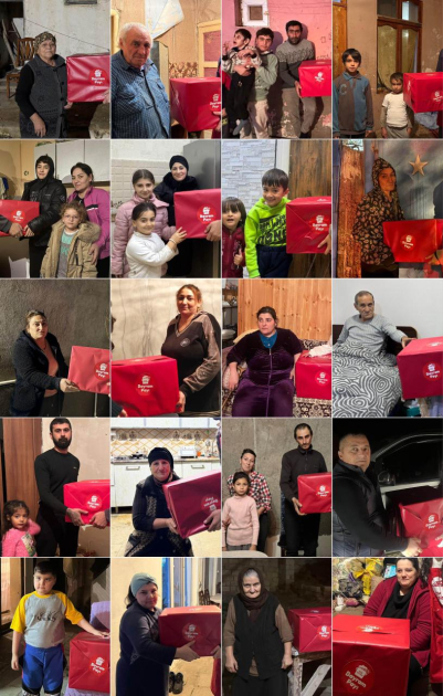 At Heydar Aliyev Foundation VP Leyla Aliyeva's initiative, holiday gifts delivered to low-income families (PHOTO)
