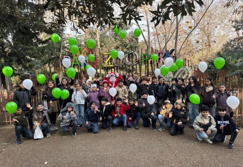 Holiday event for children organized at Baku Zoological Park on Leyla Aliyeva's initiative (PHOTO)