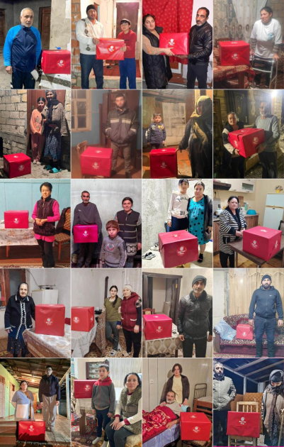 At Heydar Aliyev Foundation VP Leyla Aliyeva's initiative, holiday gifts delivered to low-income families (PHOTO)