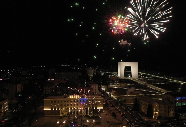 Festive fireworks display takes place in Azerbaijan's Khankendi (PHOTO/VIDEO)