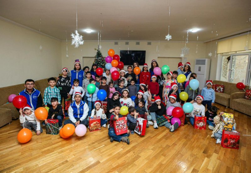 Initiated by Heydar Aliyev Foundation VP Leyla Aliyeva, New Year celebrations organized at several children's facilities (PHOTO)