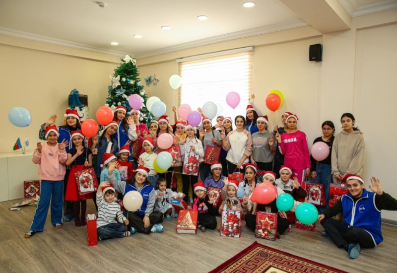 Initiated by Heydar Aliyev Foundation VP Leyla Aliyeva, New Year celebrations organized at children's facilities (PHOTO)