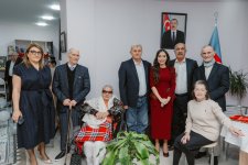 Heydar Aliyev Foundation VP Leyla Aliyeva, Head of Baku Media Center Arzu Aliyeva attend festive event at social services facility for elderly people (PHOTO)