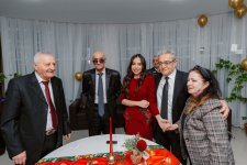 Heydar Aliyev Foundation VP Leyla Aliyeva, Head of Baku Media Center Arzu Aliyeva attend festive event at social services facility for elderly people (PHOTO)