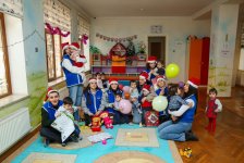 Initiated by Heydar Aliyev Foundation VP Leyla Aliyeva, New Year celebrations organized at several children's facilities (PHOTO)