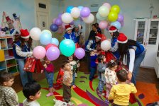 Initiated by Heydar Aliyev Foundation VP Leyla Aliyeva, New Year celebrations organized at several children's facilities (PHOTO)