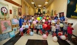 Initiated by Heydar Aliyev Foundation VP Leyla Aliyeva, New Year celebrations organized at several children's facilities (PHOTO)