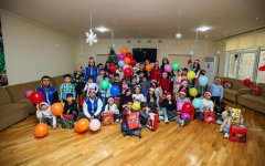 Initiated by Heydar Aliyev Foundation VP Leyla Aliyeva, New Year celebrations organized at several children's facilities (PHOTO)