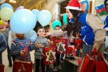Initiated by Heydar Aliyev Foundation VP Leyla Aliyeva, New Year celebrations organized at several children's facilities (PHOTO)