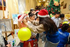 Initiated by Heydar Aliyev Foundation VP Leyla Aliyeva, New Year celebrations organized at several children's facilities (PHOTO)