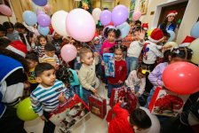 Initiated by Heydar Aliyev Foundation VP Leyla Aliyeva, New Year celebrations organized at several children's facilities (PHOTO)
