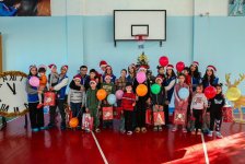Initiated by Heydar Aliyev Foundation VP Leyla Aliyeva, New Year celebrations organized at children's facilities (PHOTO)
