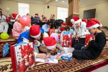 Initiated by Heydar Aliyev Foundation VP Leyla Aliyeva, New Year celebrations organized at children's facilities (PHOTO)