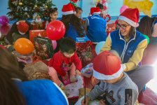 Initiated by Heydar Aliyev Foundation VP Leyla Aliyeva, New Year celebrations organized at children's facilities (PHOTO)
