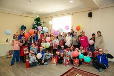 Initiated by Heydar Aliyev Foundation VP Leyla Aliyeva, New Year celebrations organized at children's facilities (PHOTO)