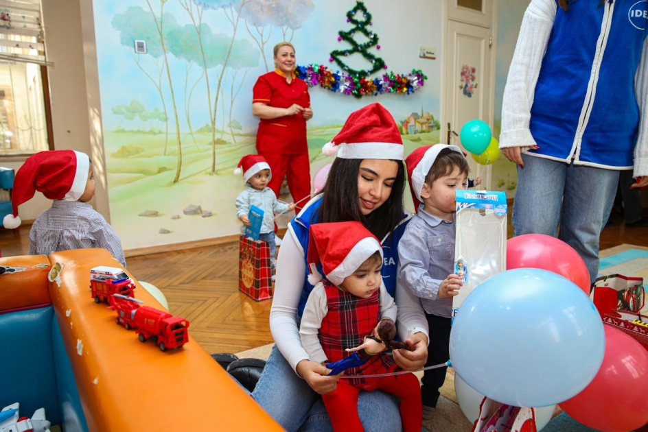 Initiated by Heydar Aliyev Foundation VP Leyla Aliyeva, New Year celebrations organized at several children's facilities (PHOTO)