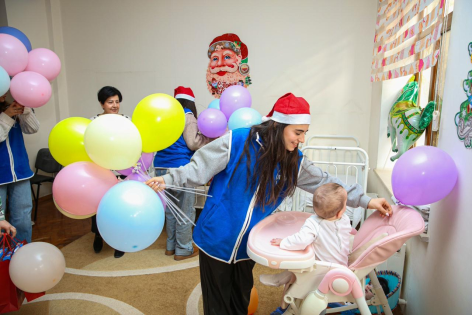 Initiated by Heydar Aliyev Foundation VP Leyla Aliyeva, New Year celebrations organized at several children's facilities (PHOTO)