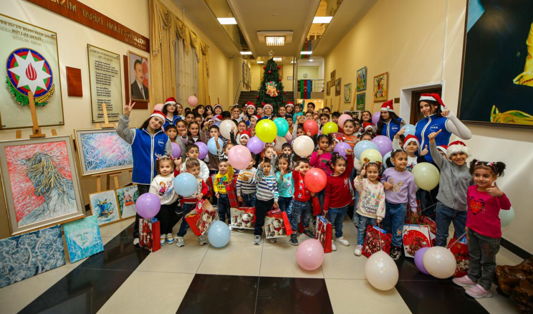 Initiated by Heydar Aliyev Foundation VP Leyla Aliyeva, New Year celebrations organized at several children's facilities (PHOTO)