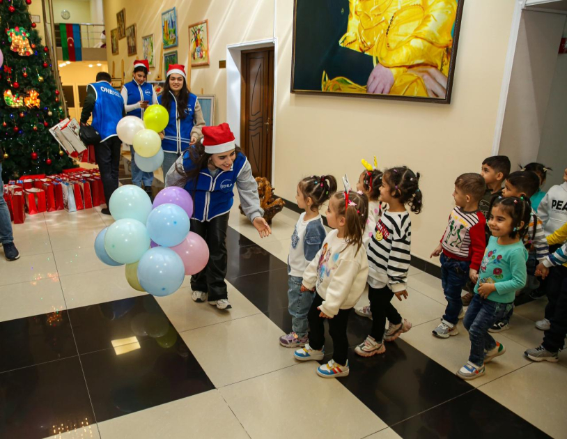 Initiated by Heydar Aliyev Foundation VP Leyla Aliyeva, New Year celebrations organized at several children's facilities (PHOTO)