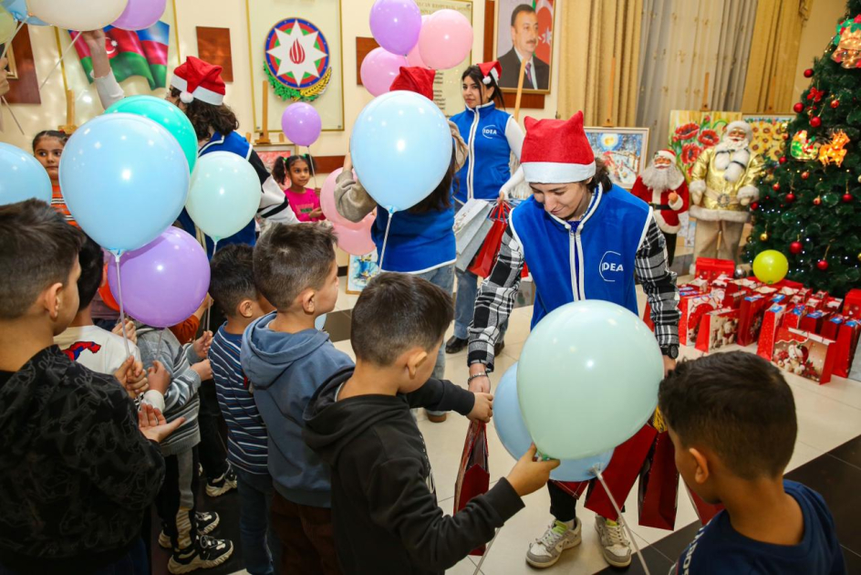 Initiated by Heydar Aliyev Foundation VP Leyla Aliyeva, New Year celebrations organized at several children's facilities (PHOTO)