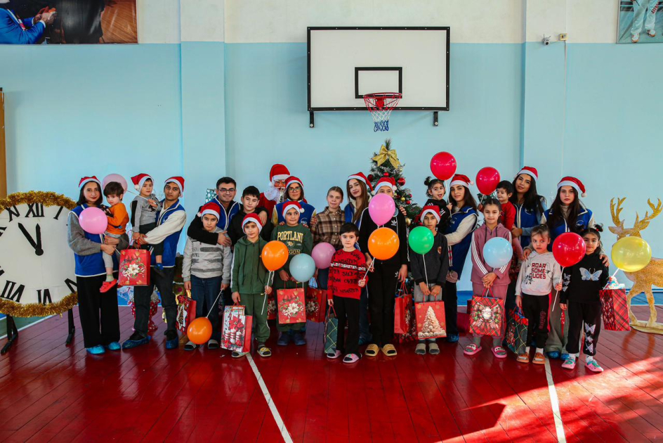 Initiated by Heydar Aliyev Foundation VP Leyla Aliyeva, New Year celebrations organized at children's facilities (PHOTO)